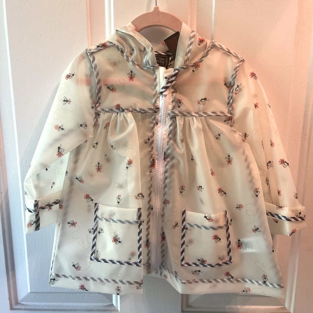 Cynthia Rowley 3T bumble bee rain jacket
